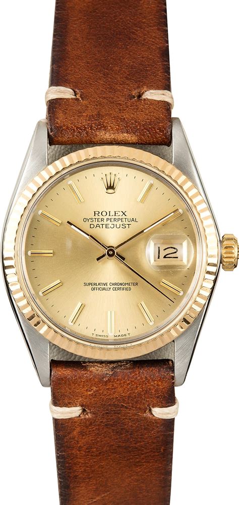 leather band rolex replica|rolex leather band women's watch.